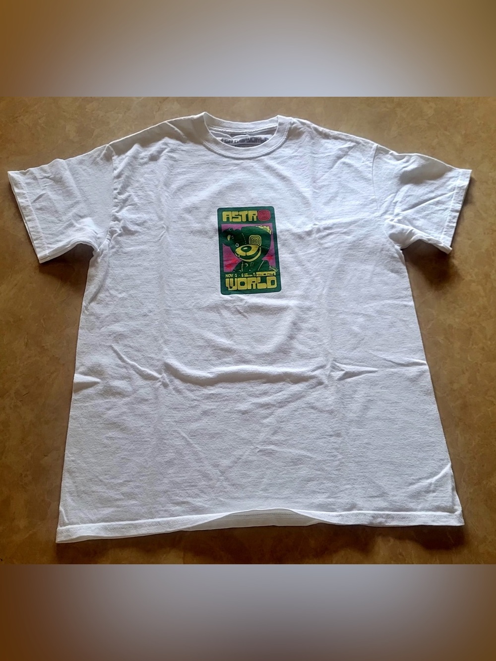 Travis Scott Scare Bear T-shirt | Size Small